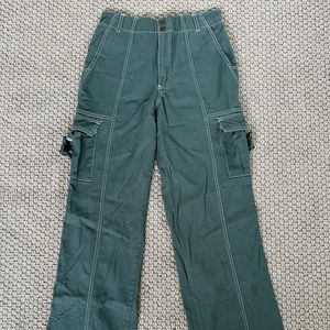 RSQ cargo pants in greenish teal